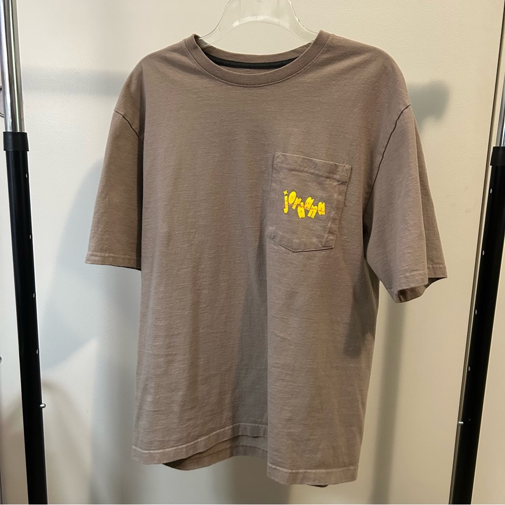 jordana tan graphic shirt